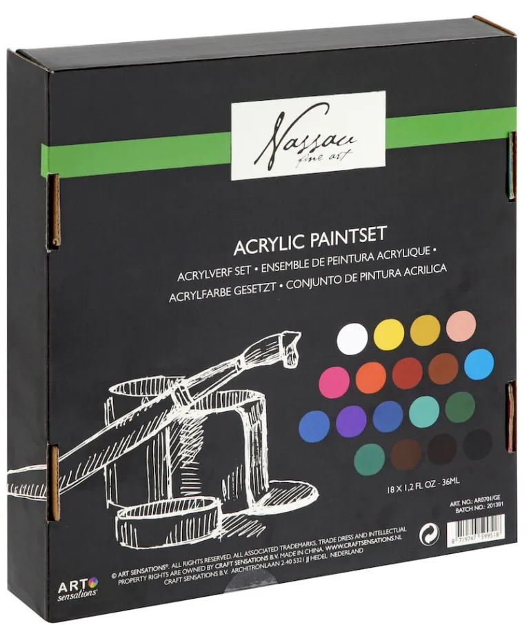 Akryylivärisetti Nassau Fine Art