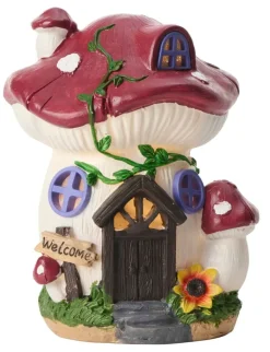 Aurinkokennolla toimiva puutarhahahmo Mushroom