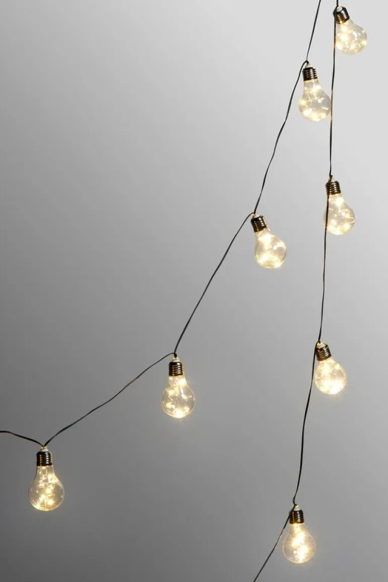 Aurinkokennovaloketju Bulbs Clear