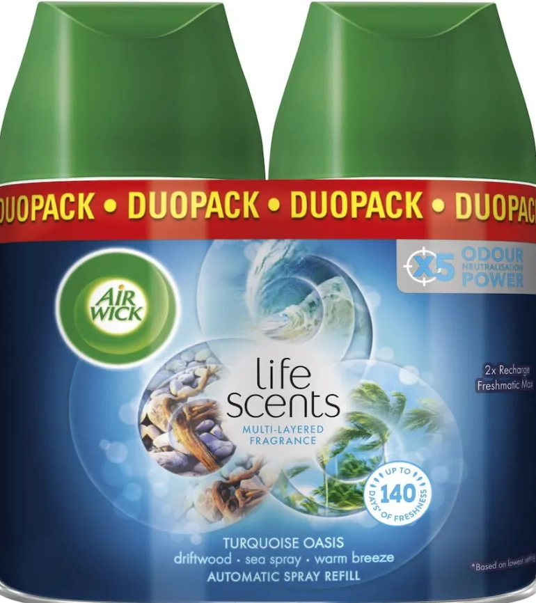 Ilmanraikastinlaitteen täyttöpakkaus Air Wick Freshmatic