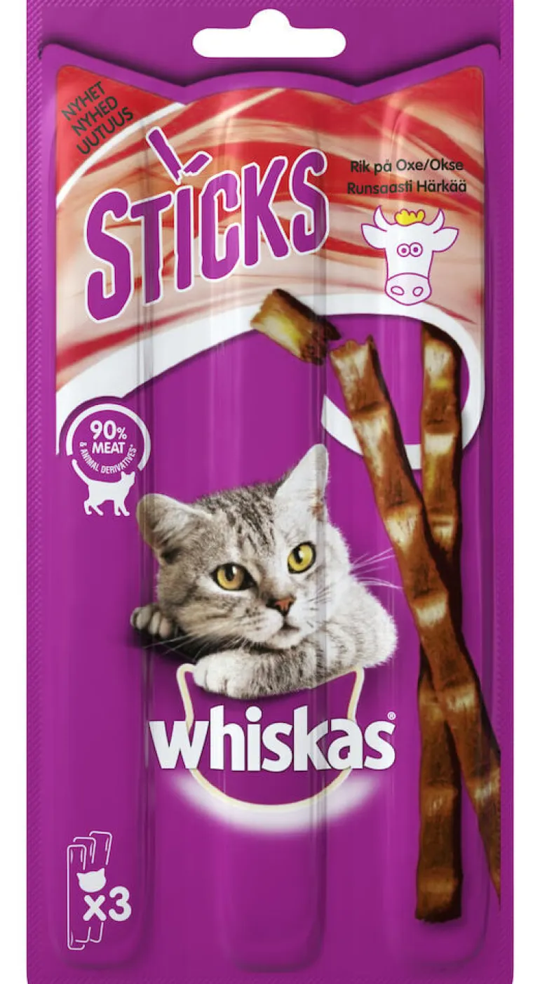 Kissan herkut Whiskas Sticks