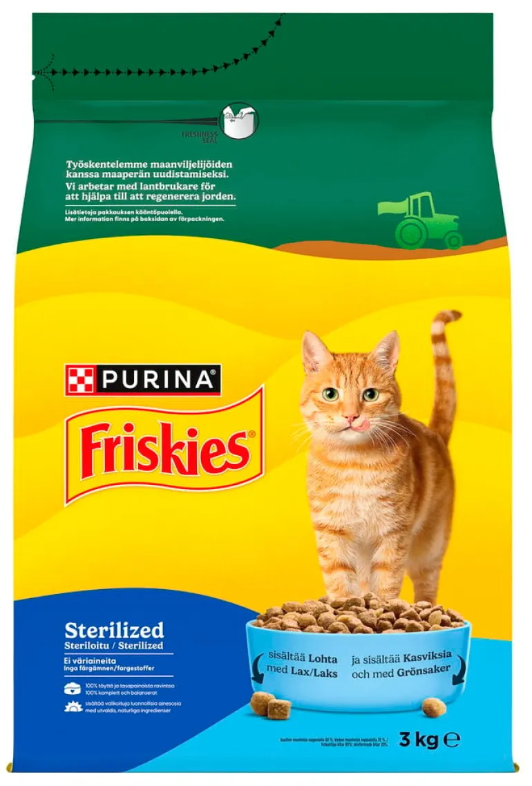 Kissojen kuivaruoka Friskies