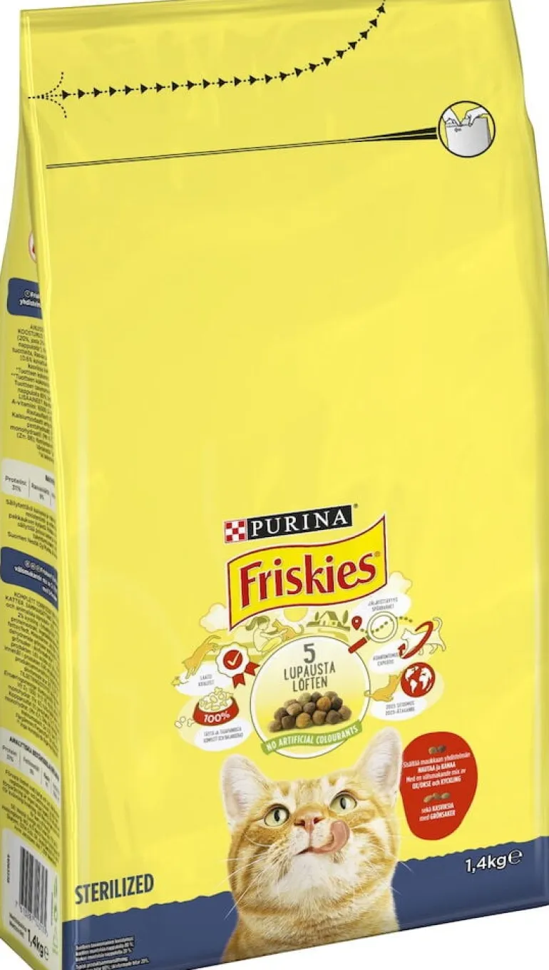 Kissojen kuivaruoka Friskies