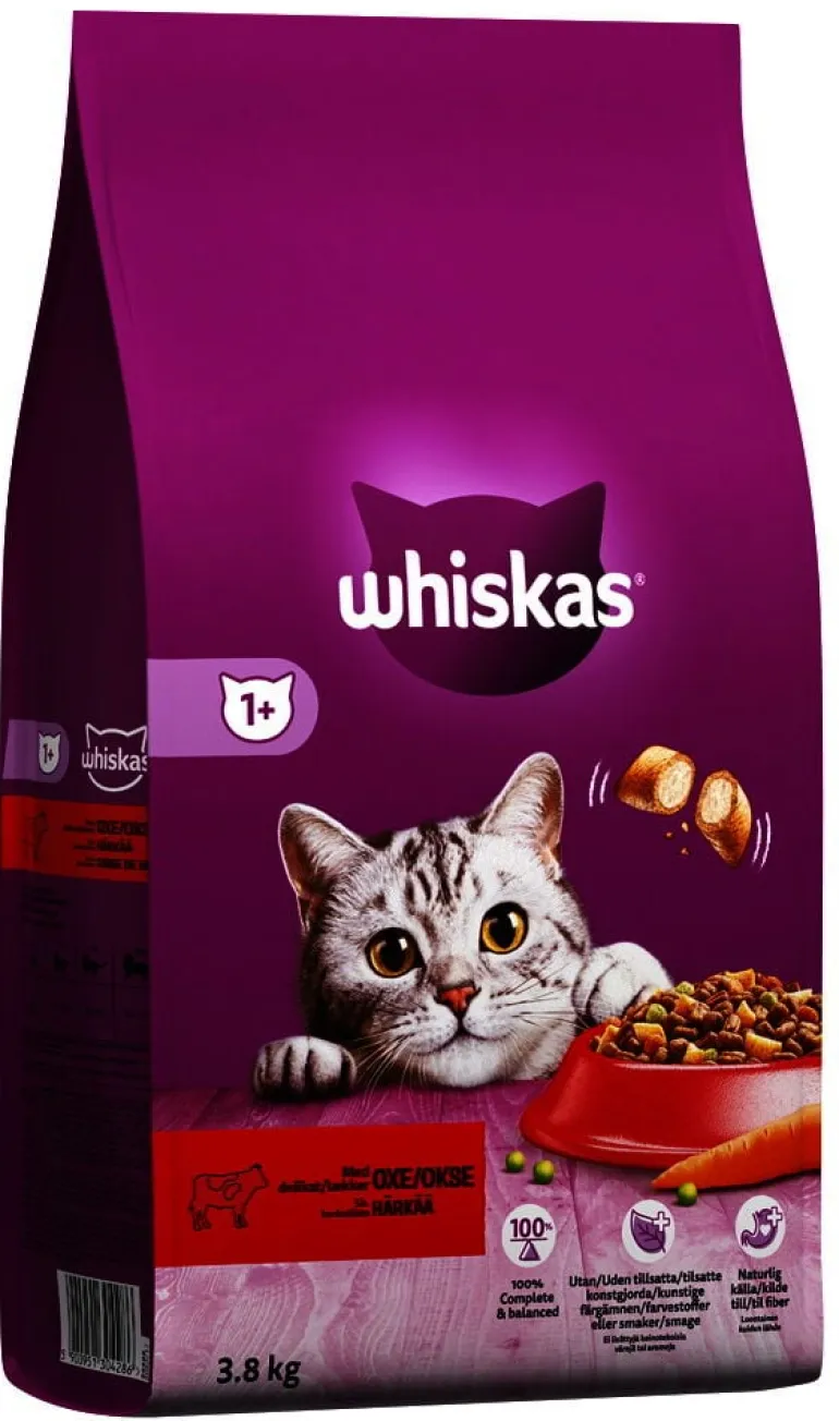 Kissojen kuivaruoka Whiskas