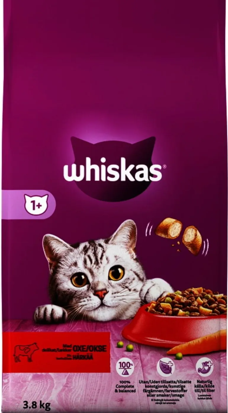 Kissojen kuivaruoka Whiskas