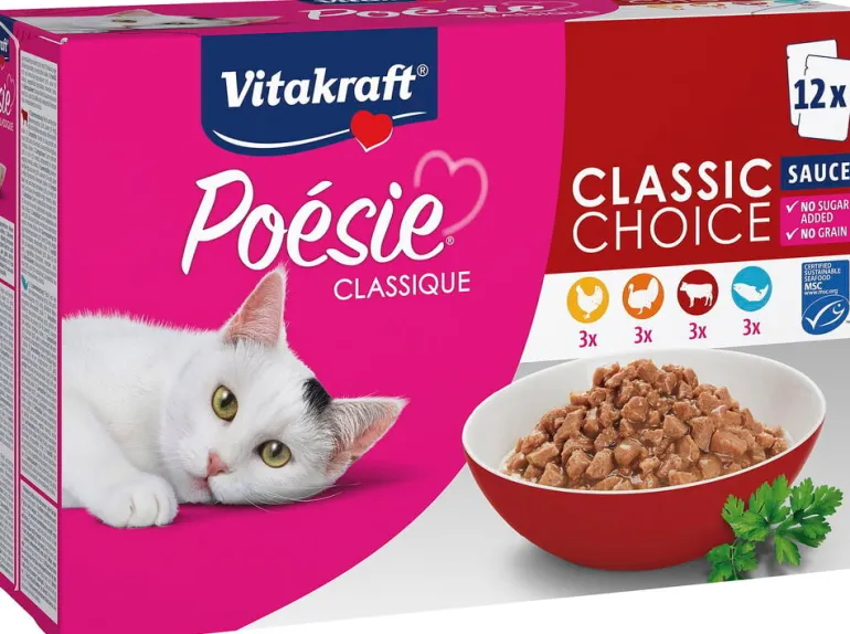 Kissojen märkäruoka Poésie Classique