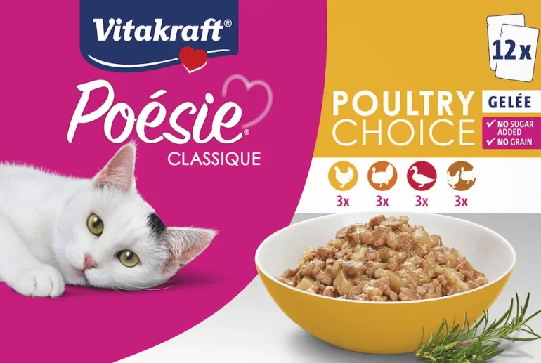 Kissojen märkäruoka Poésie Classique