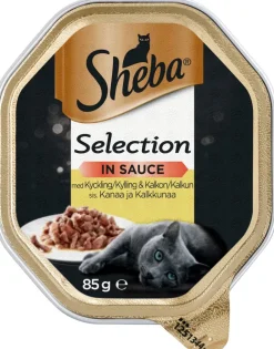 Kissojen märkäruoka Sheba