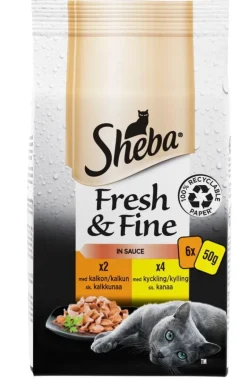 Kissojen märkäruoka Sheba Fresh & Fine