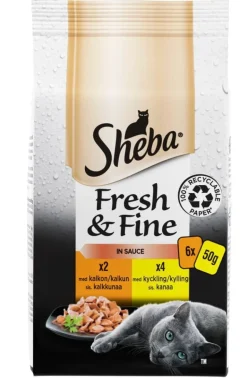 Kissojen märkäruoka Sheba Fresh & Fine