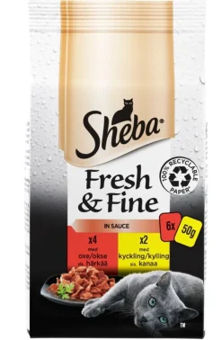 Kissojen märkäruoka Sheba Fresh & Fine