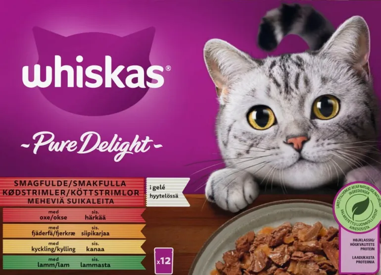 Kissojen märkäruoka Whiskas