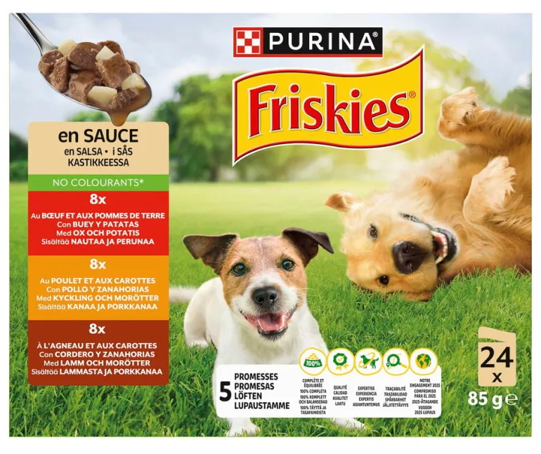 Koirien märkäruoka Friskies