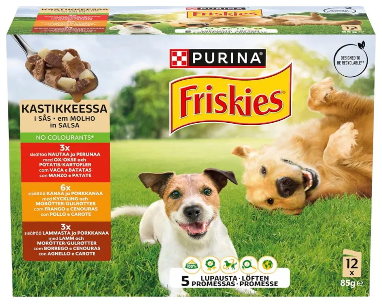 Koirien märkäruoka Friskies