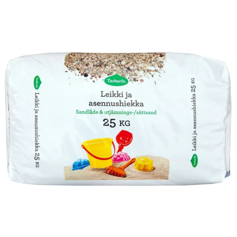 Leikki- ja asennushiekka Tarhurin