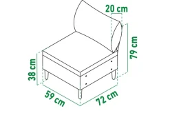 Lounge-moduuli Porto