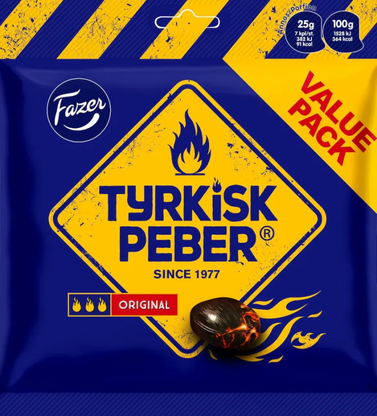 Makeiset Fazer Tyrkisk Peber