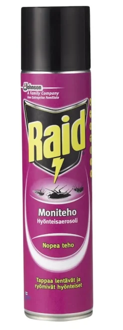 Monitoiminen torjuntasuihke Raid