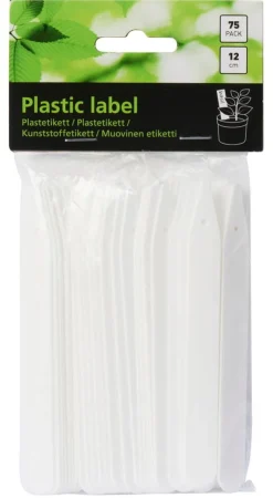 Muovinen etiketti