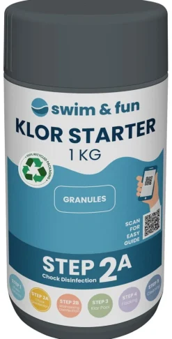 Nopeasti vapautuva kloorijauhe