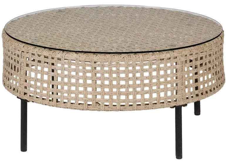 Split-loungesetti, 5 osaa, beige