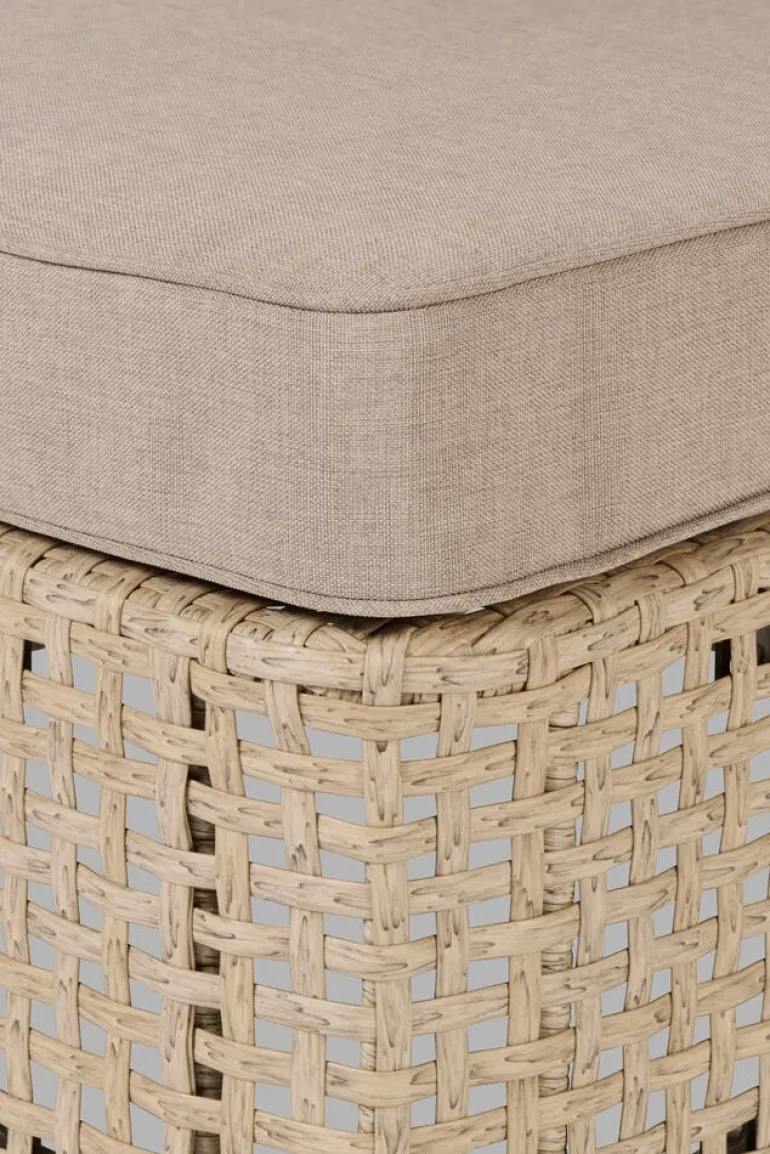 Split-loungesetti, 7 osaa, beige