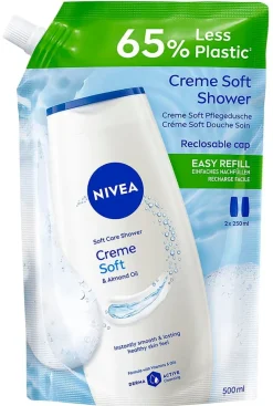Suihkusaippua, täyttöpakkaus Nivea