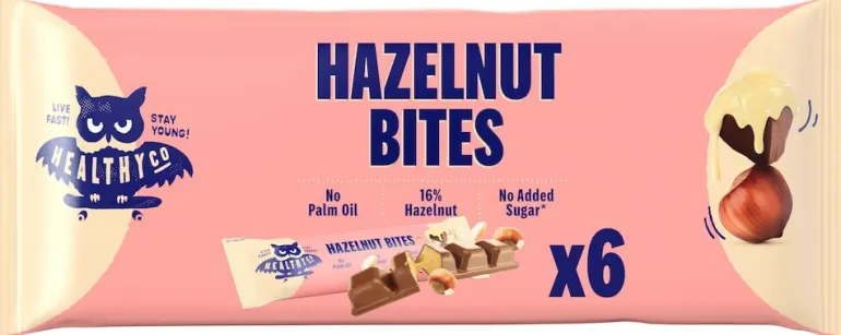 Suklaa HealthyCo Hazelnut bites