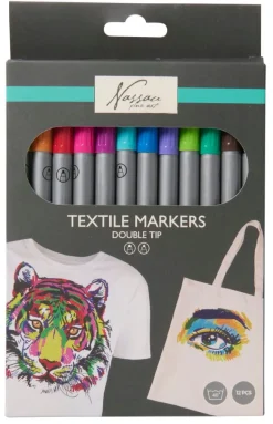 Tekstiilikynät, kaksikärkinen Nassau Fine Art
