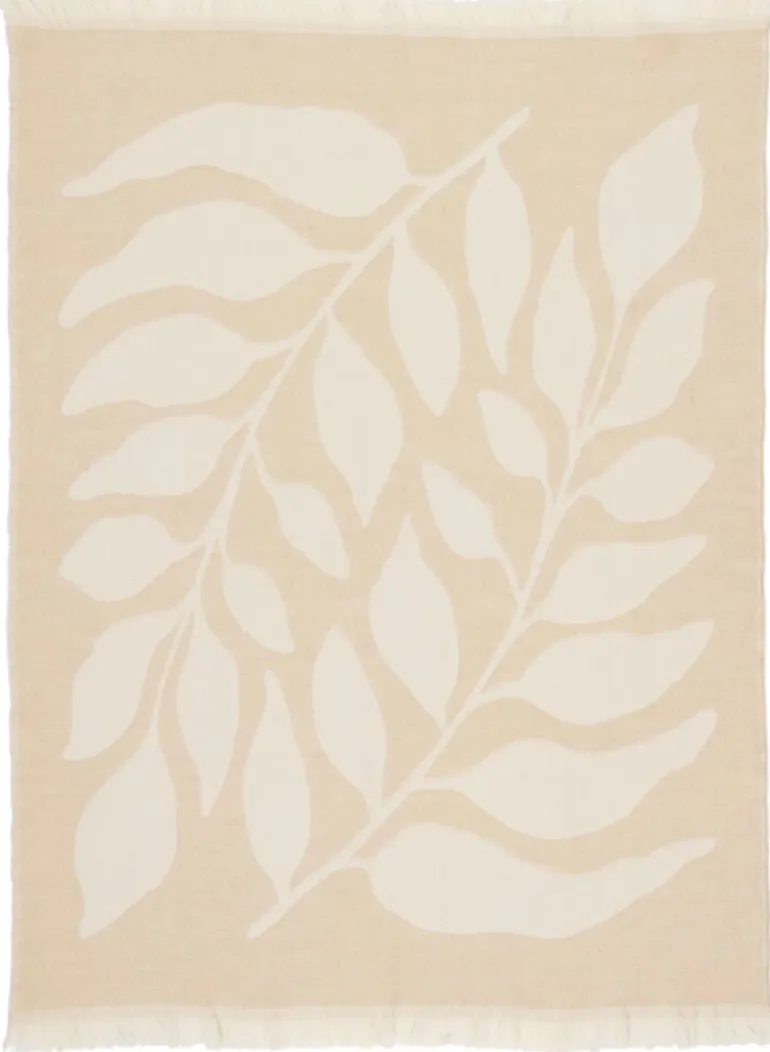 Torkkupeitto Elsaform Wool Leaves